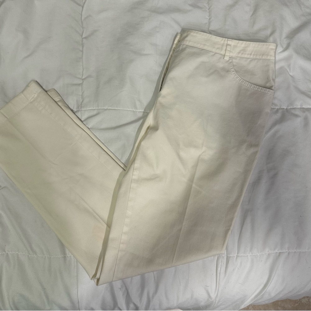 AKRIS punto women’s pants size US 8 off white